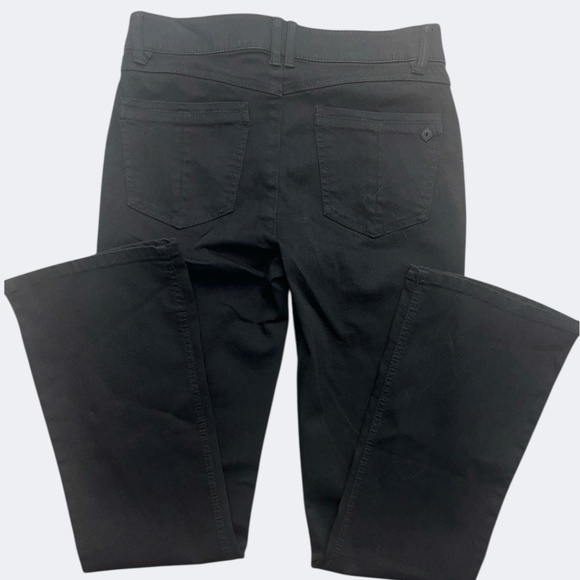 Democracy Jeans Womens 8 Black Absolution Itty Bitty Boot Stretch Denim Bootcut - Picture 4 of 8